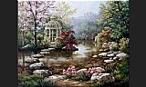 Sung Kim Gazebo painting